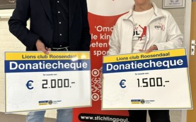 Donatie Lions club Roosendaal